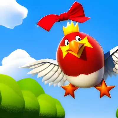 chicken cartoon  3D