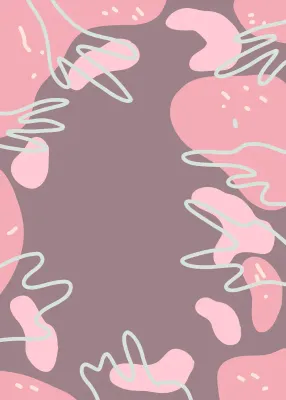 Hand drawn collage background