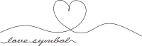 Heart. Abstract love symbol. Continuous black white line art drawing vector illustration.