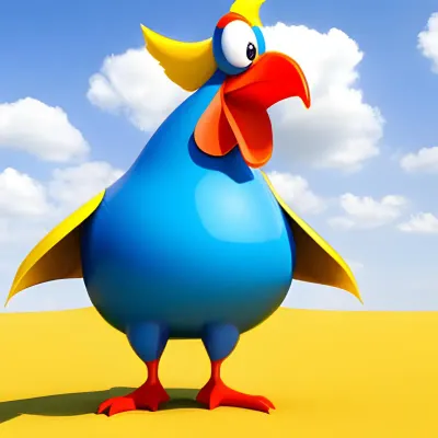 chicken cartoon  3D