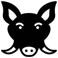 Boar Icon Illustration