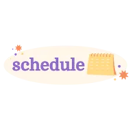 Diary Sticker Planner Illustration