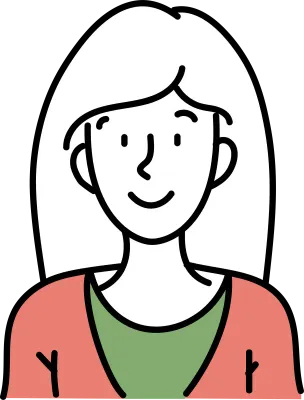 Avatar hand drawn illustration businesswoman portrait