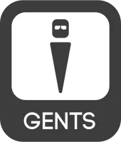 Cute Creative Toilet Signage Restroom Icon