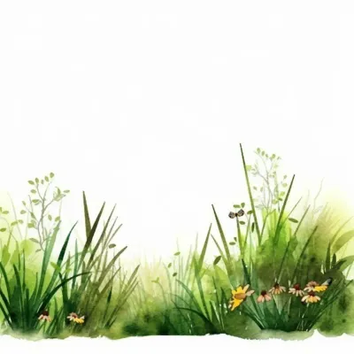 일러스트 잔디배경, 풀 배경,풀,산배경,grass illust