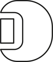 Outline letter D logo design no26
