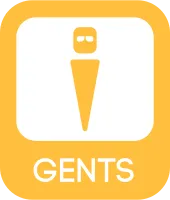 Cute Creative Toilet Signage Restroom Icon