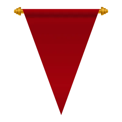 Hanging Flags, Typically Hung From A Pole or Rope, Used for Decoration or Identification Purposes.