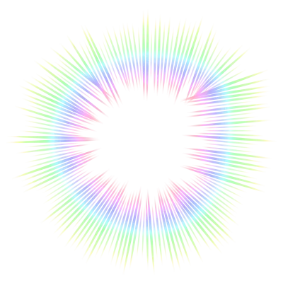 fireworks in pastel colors