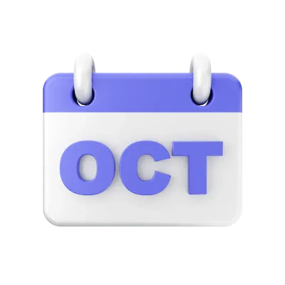 3d calendar icon illustration