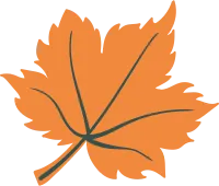 Hand Drawn of autumn leaves vector illustration for decoration, element,card, presentation, printing