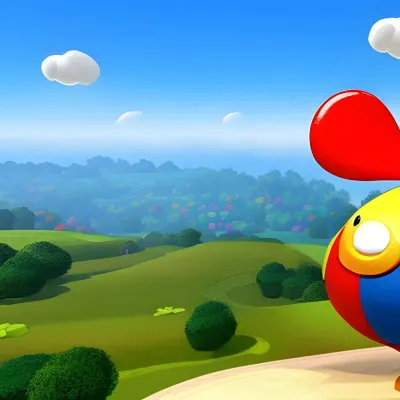 chicken cartoon  3D