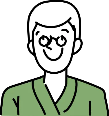 Avatar hand drawn illustration businessman portrait