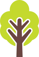 tree cartoon icon
