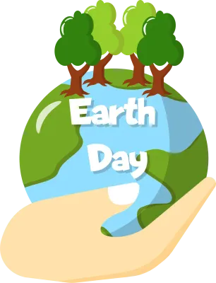 Earth Day Flat Design Illustration