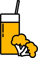 Broccoli Juice Simple Flat Line Icon