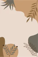 Background plant with style boho