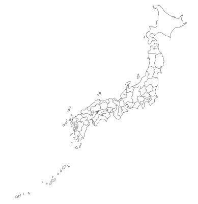 Japan map
