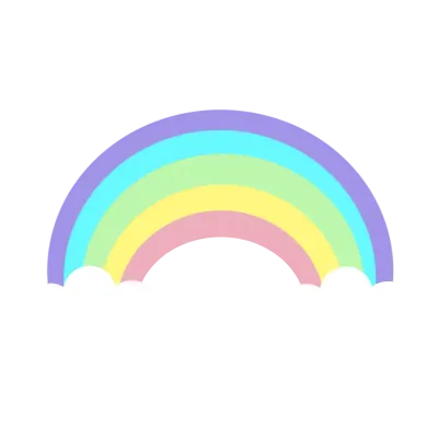 Pastel rainbow