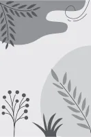 Background plant with style boho