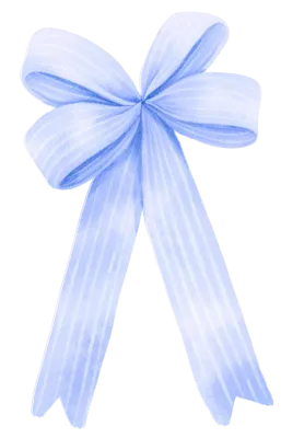 Watercolor Ribbon Bow