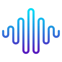 Gradient Sound Waves Logo, Music Logo Business Icon