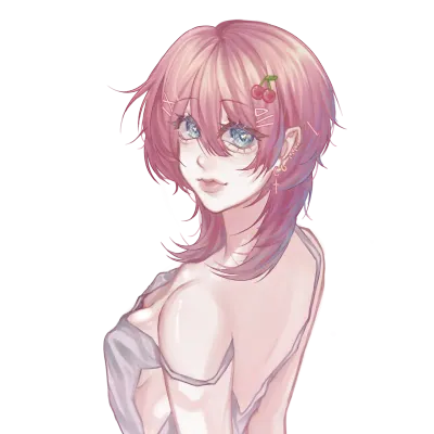 Pink anime girl