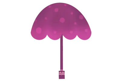 Cute umbrella watercolor