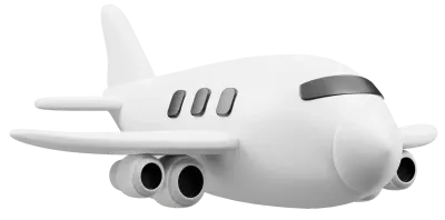 Airplane 3D Icon