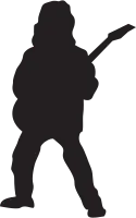Musicians vector silhouettes