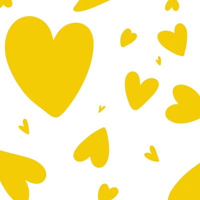 Yellow hearts