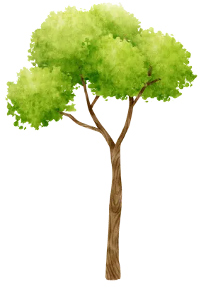 Watercolor Tree illustration