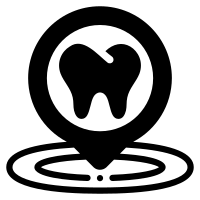 dentist glyph icon
