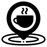 coffee glyph icon