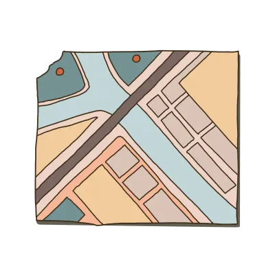 Colorful map png