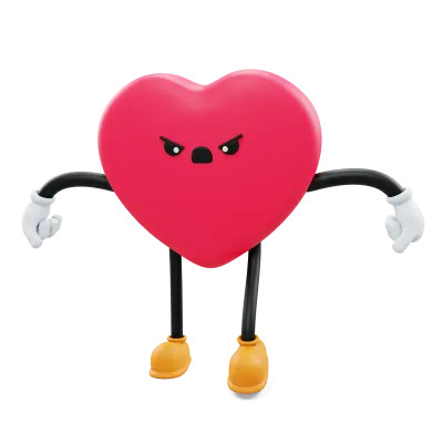 3D emoji  Heart Character