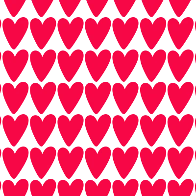 Red hearts