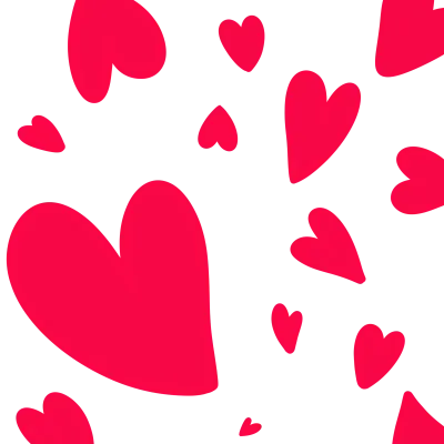 Pink hearts