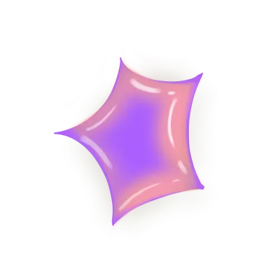 Purple Bubble Star
