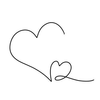 Line heart