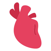 Heart flat icon