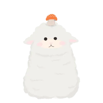 Cute sheep cartoon