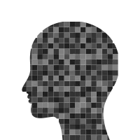 Head a mosaic