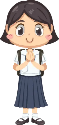 Student character illustration