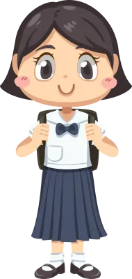 Student character illustration