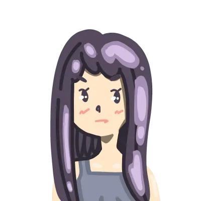 Girl with purple hair 2