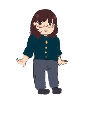 Girl presenting