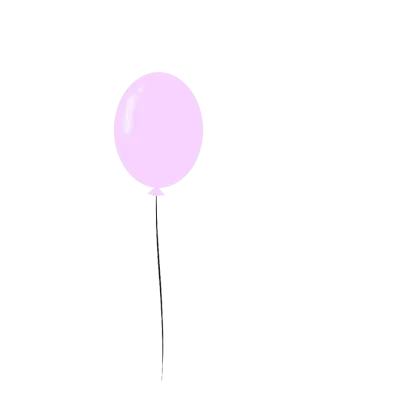 pink pastel color balloon