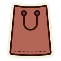 paper bag sticker