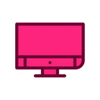 monitor computer purple illustration